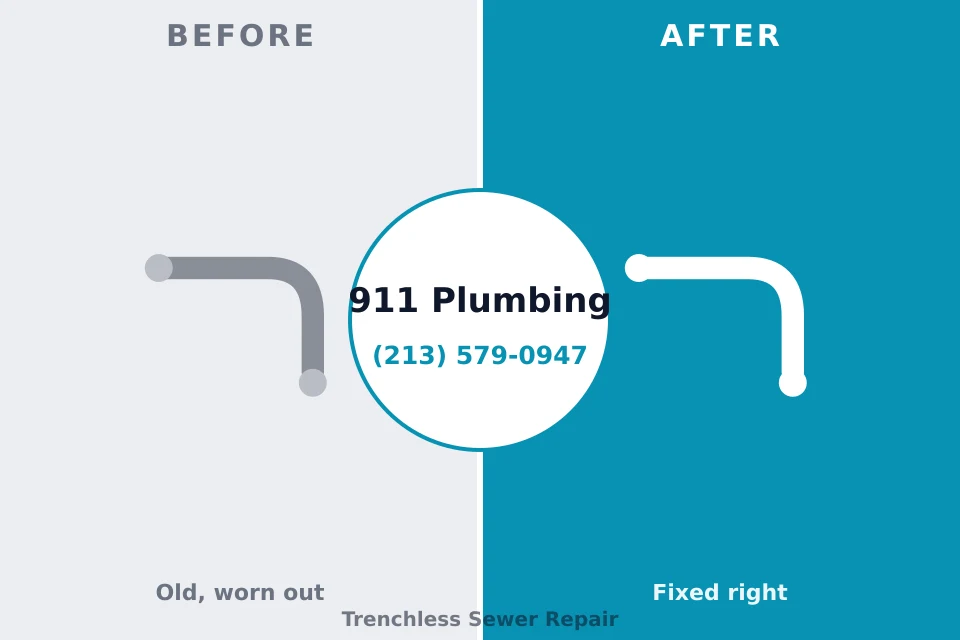 Before and after: plumbing repair Lauderdale-by-the-Sea, FL